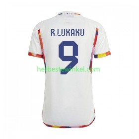 België Lukaku 9 Voetbalshirts Uit WK 2022